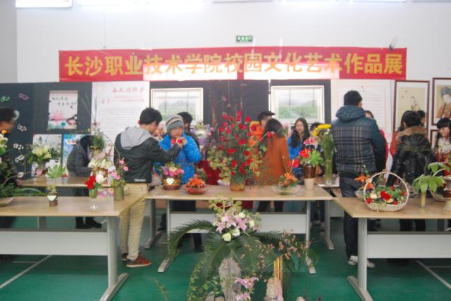 花艺展区人气高